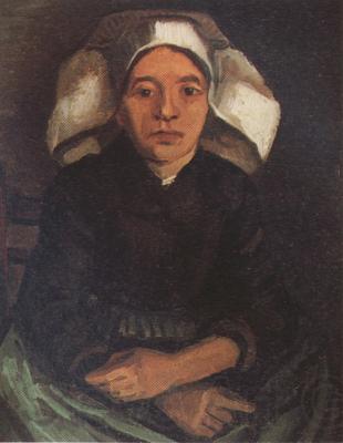 Vincent Van Gogh Peasant Woman,Seated,With White Cap (nn04)